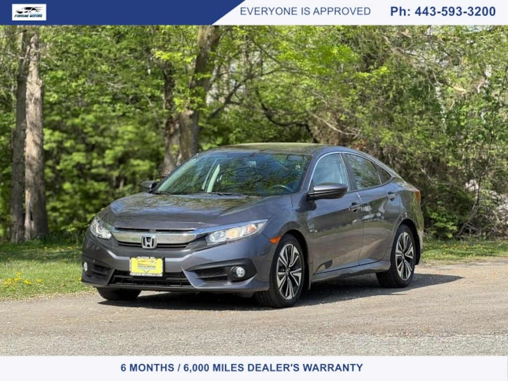 Used 2017 Honda Civic EX-L Sedan 4D Sedan