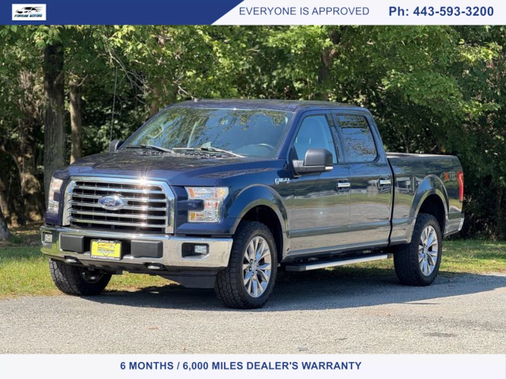 Used 2017 Ford F150 Supercrew Cab XLT Pickup 4D 5 1/2 ft Truck SuperCrew Cab