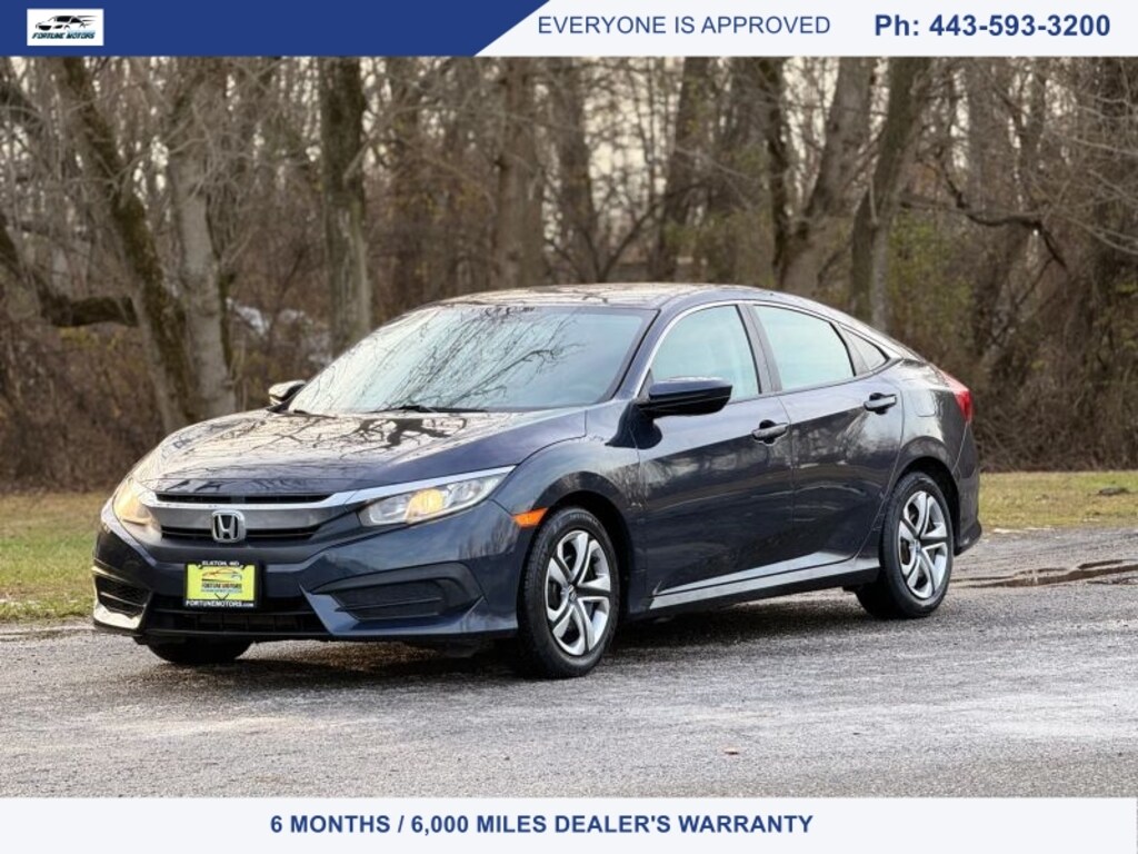 Used 2018 Honda Civic LX Sedan 4D Sedan