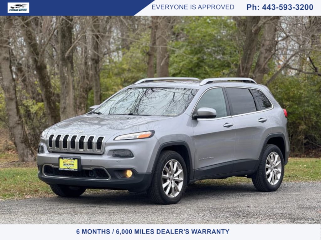 Used 2015 Jeep Cherokee Limited Sport Utility 4D SUV