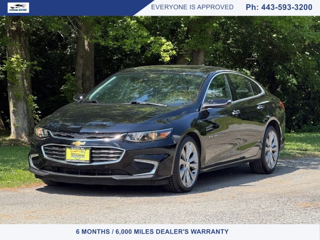 Used 2018 Chevrolet Malibu Premier Sedan 4D Sedan