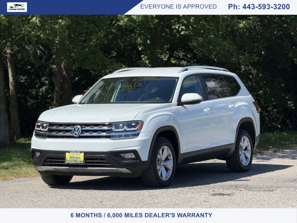 Used 2019 Volkswagen Atlas SE 4motion w/Tech Pkg Sport Utility 4D SUV