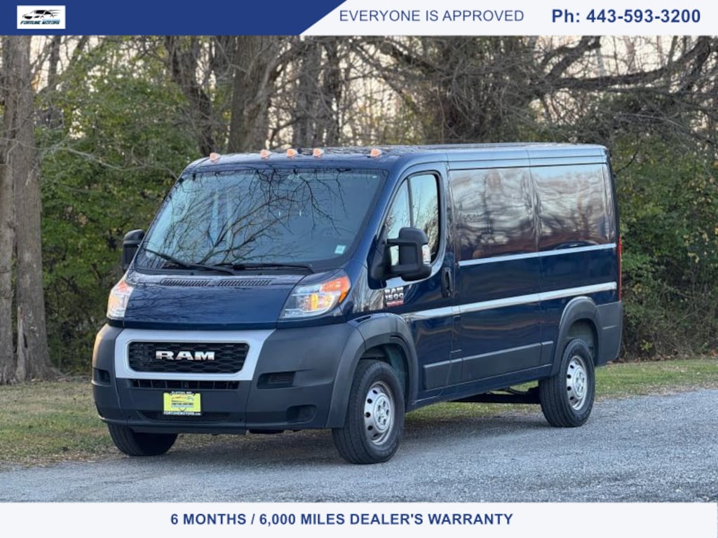 Used 2020 Ram Promaster Cargo Van 1500 Low Roof w/136 WB Van 3D Van Cargo Van