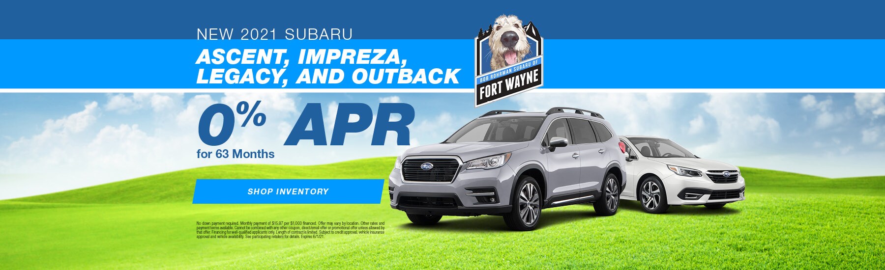 Fort Wayne Subaru New &amp; Used Car dealership Bob