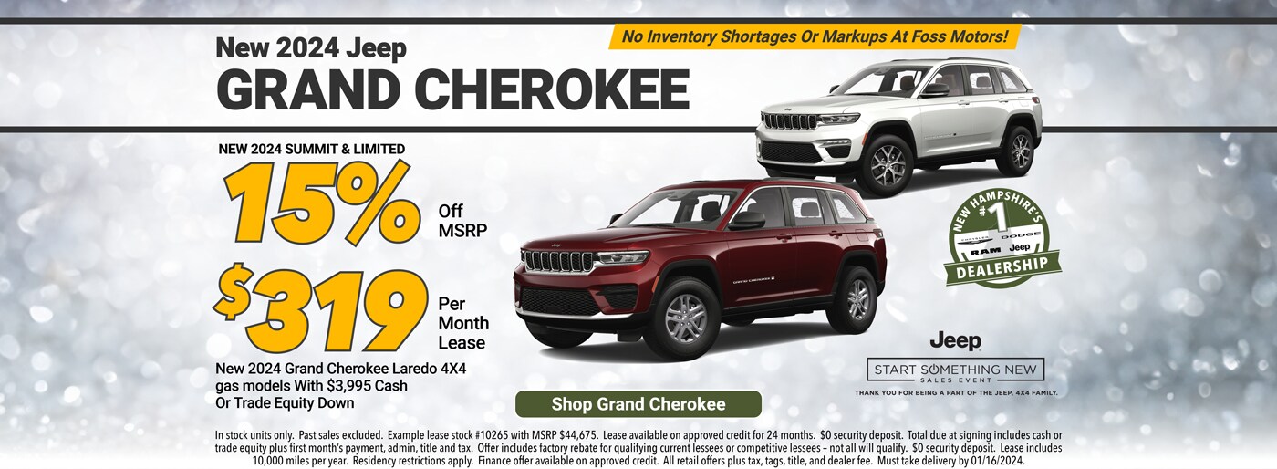 Foss Motors Jeep RAM Chrysler Dodge Dealer Portsmouth, Manchester NH