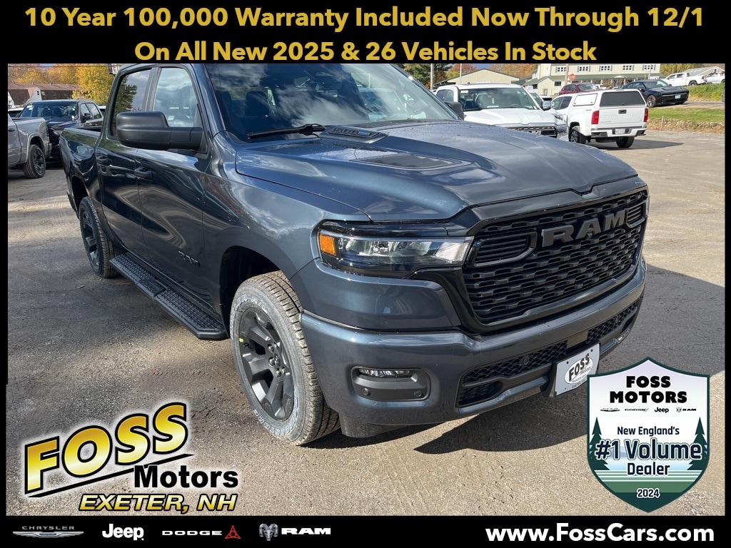 New 2025 Ram 1500 Tradesman Crew Cab 4x4 5'7 Box Pickup