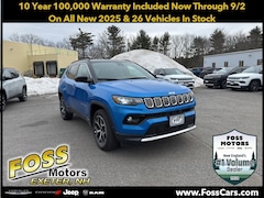 New 2025 Jeep Compass LIMITED 4X4 Sport Utility in Exeter, NH