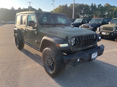 New 2025 Jeep Wrangler 4-DOOR WILLYS Sport Utility in Exeter, NH