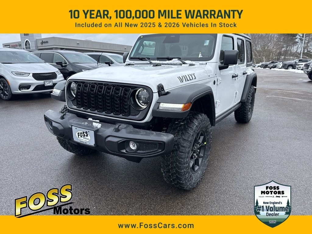 New 2026 Jeep Wrangler 4-DOOR WILLYS Sport Utility