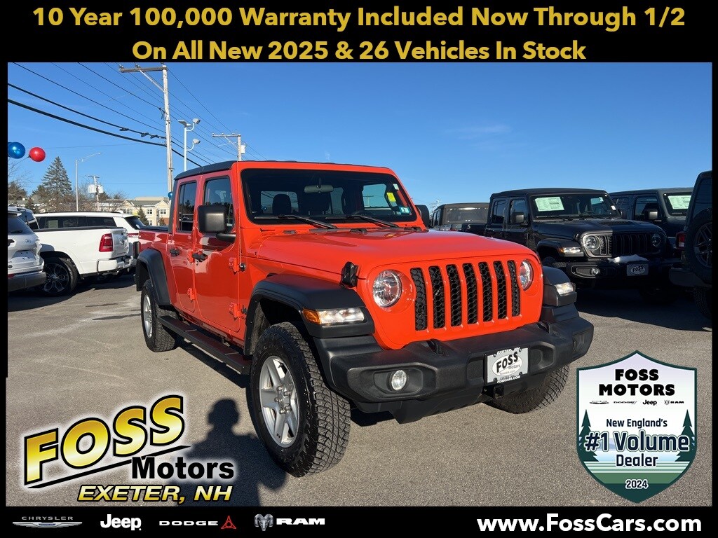 Certified 2020 Jeep Gladiator Sport Truck