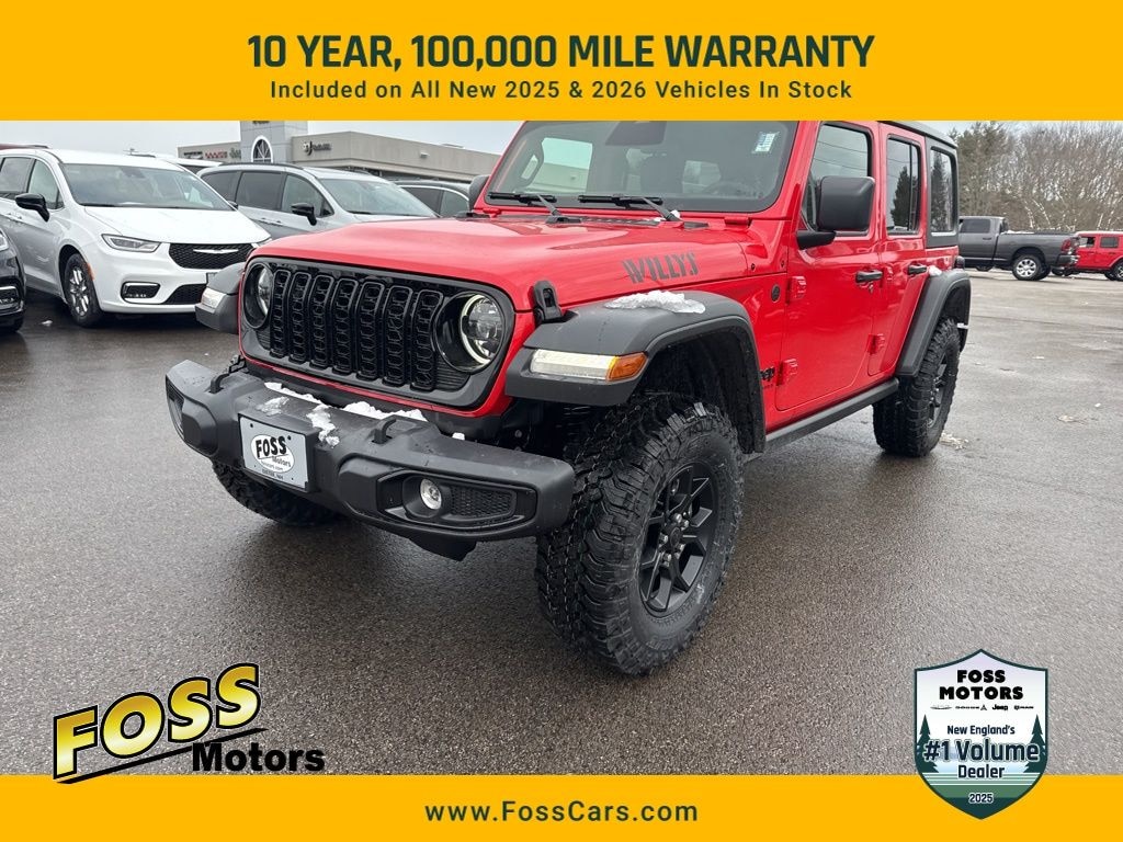 New 2026 Jeep Wrangler 4-DOOR WILLYS Sport Utility