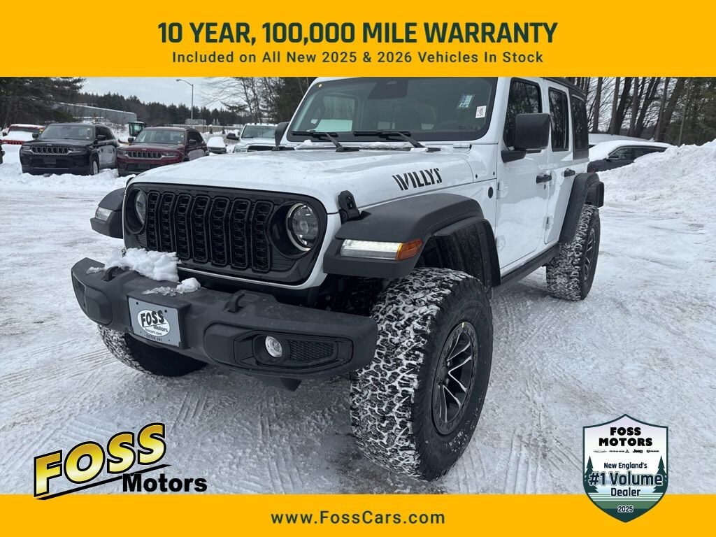 New 2026 Jeep Wrangler 4-DOOR WILLYS Sport Utility