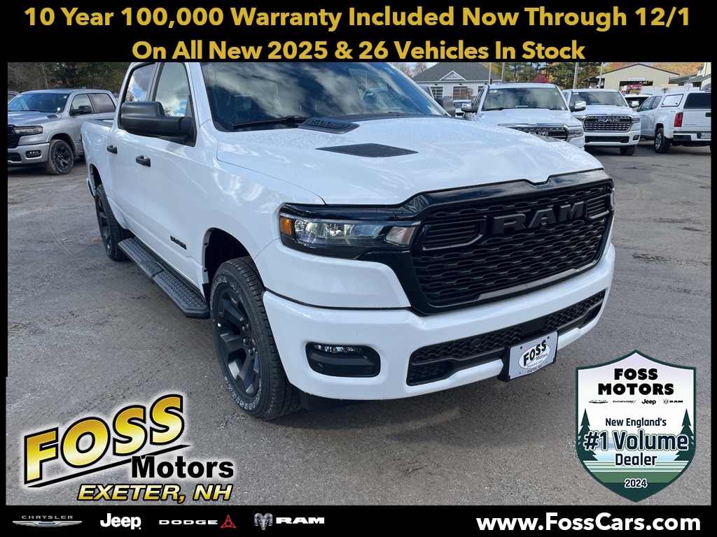 New 2025 Ram 1500 Tradesman Crew Cab 4x4 5'7 Box Pickup