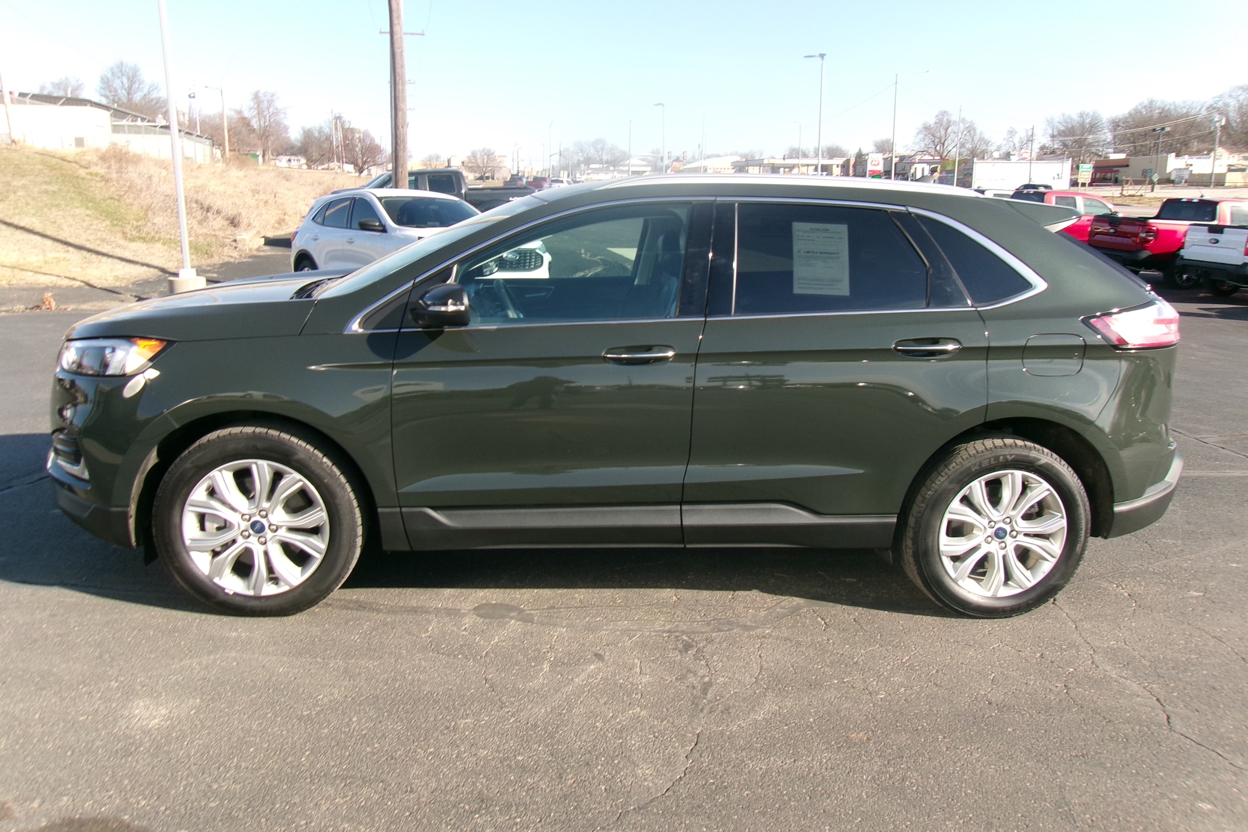 Used 2022 Ford Edge Titanium with VIN 2FMPK4K98NBB08931 for sale in Kansas City