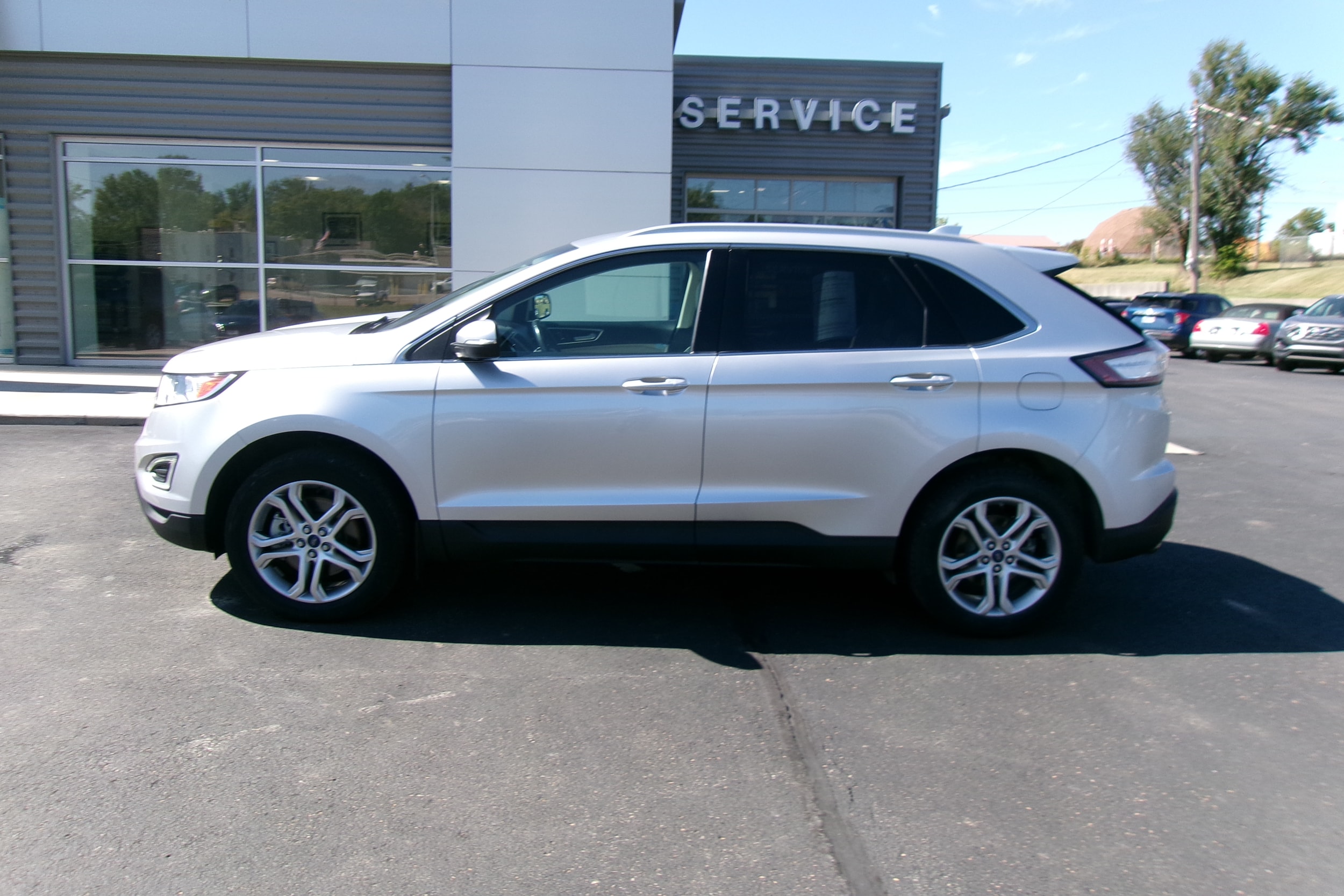 Used 2015 Ford Edge Titanium with VIN 2FMTK4K92FBB22601 for sale in Kansas City