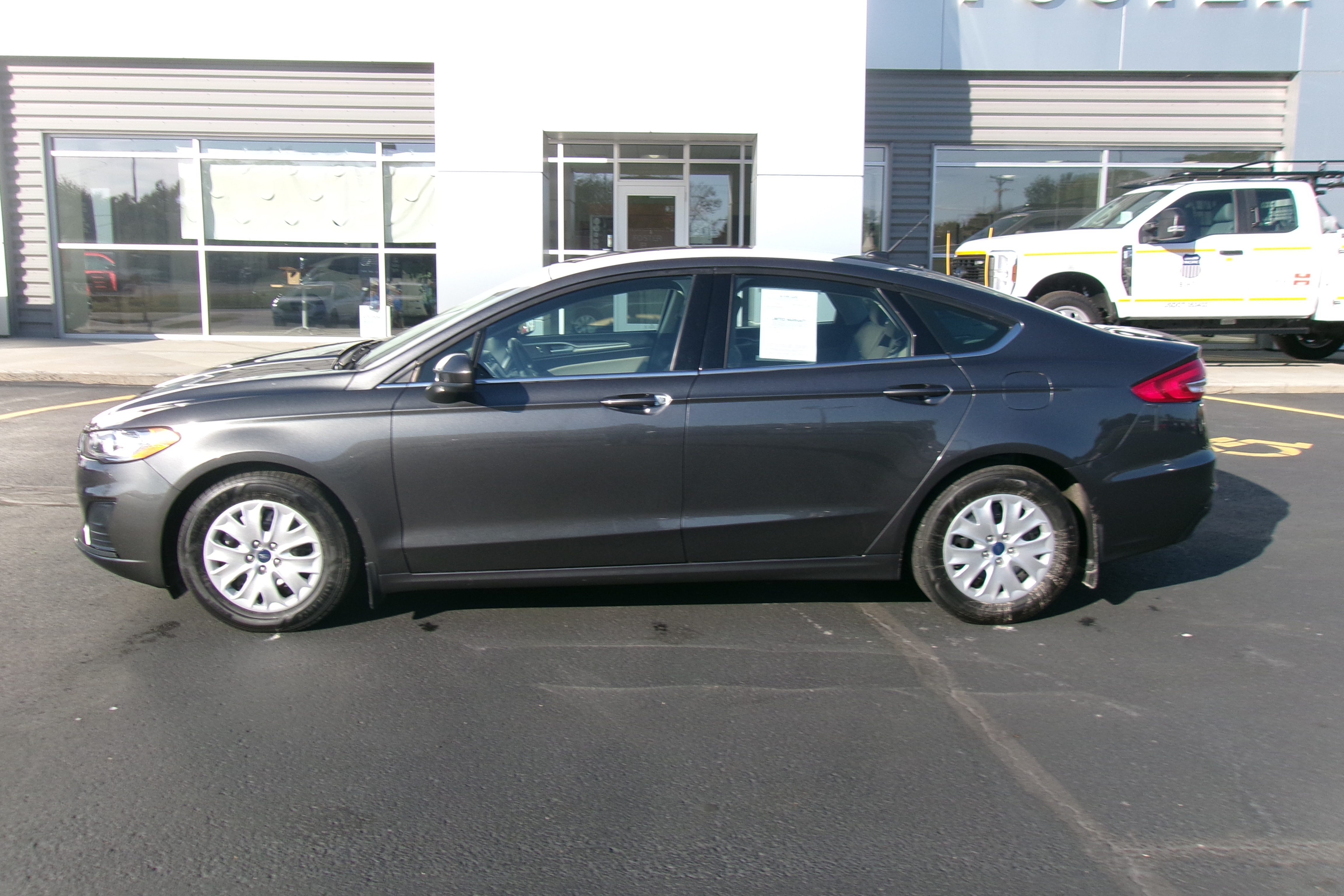 Used 2019 Ford Fusion S with VIN 3FA6P0G79KR283872 for sale in Holton, KS