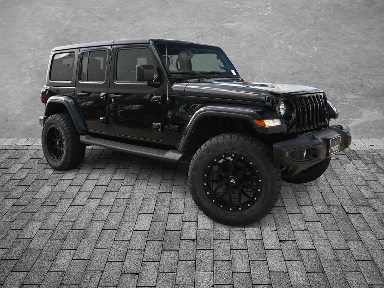 Used 2021 Jeep Wrangler Unlimited Sahara Altitude with VIN 1C4HJXEN3MW796887 for sale in Houston, TX