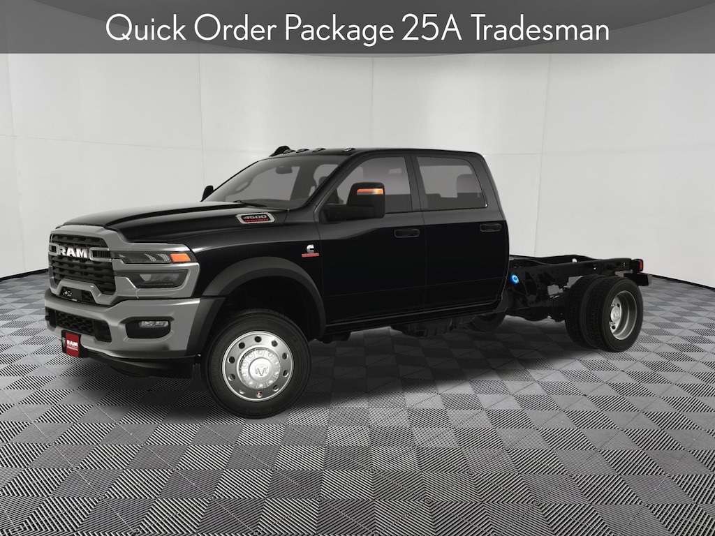 New 2025 Ram 4500 Chassis Cab 4500 TRADESMAN CHASSIS CREW CAB 4X2 60' CA Pickup