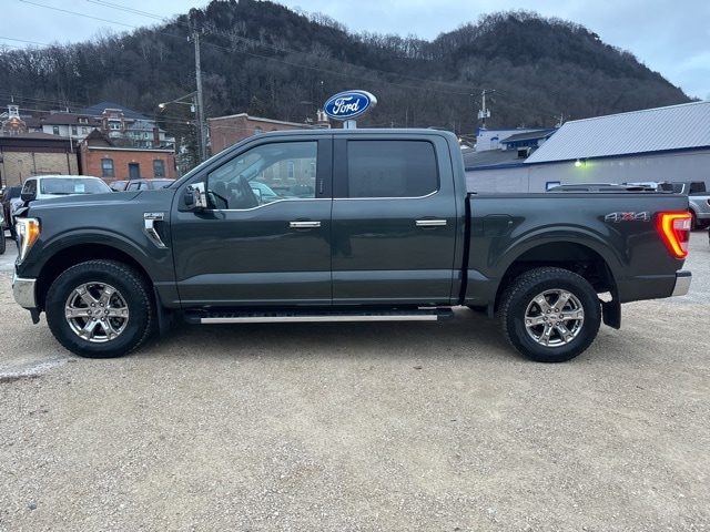 Used 2021 Ford F-150 Lariat with VIN 1FTFW1E87MKE82585 for sale in Fountain City, WI