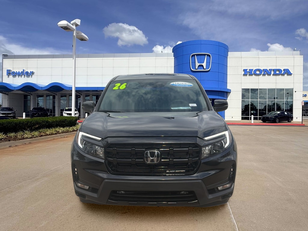 Certified 2026 Honda Ridgeline Black Edition Truck Crew Cab