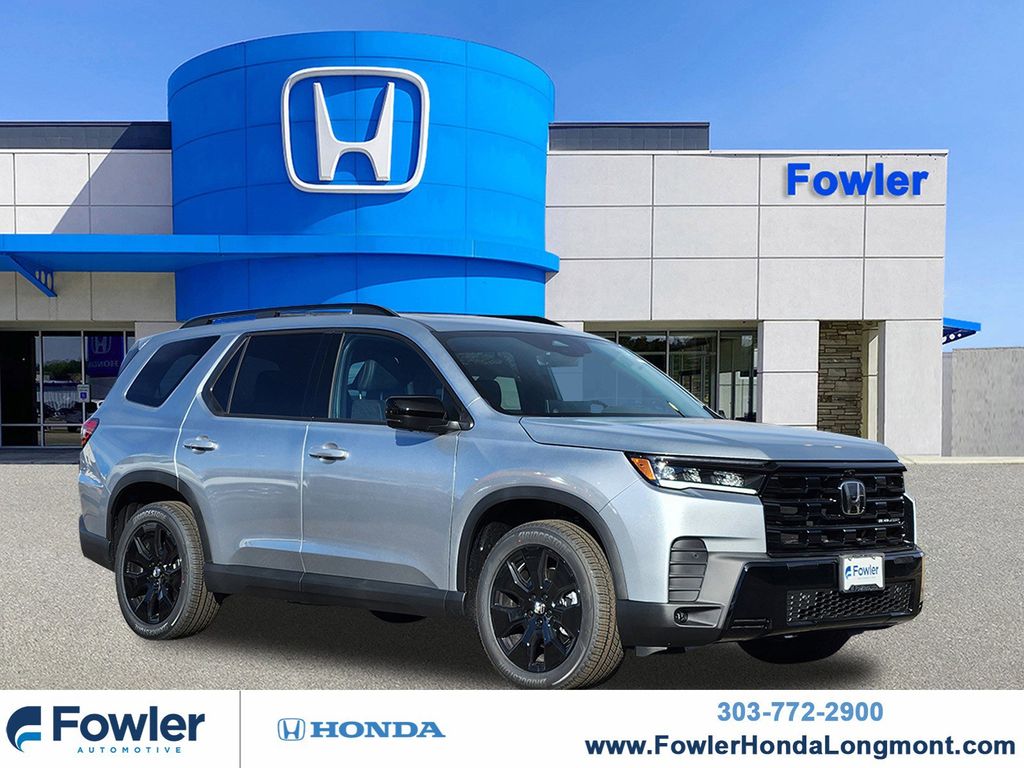 Solar Silver 2026 Honda Pilot Black Edition AWD SUV / Crossover All-Wheel Drive Automatic