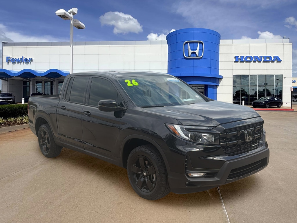 Certified 2026 Honda Ridgeline Black Edition Truck Crew Cab
