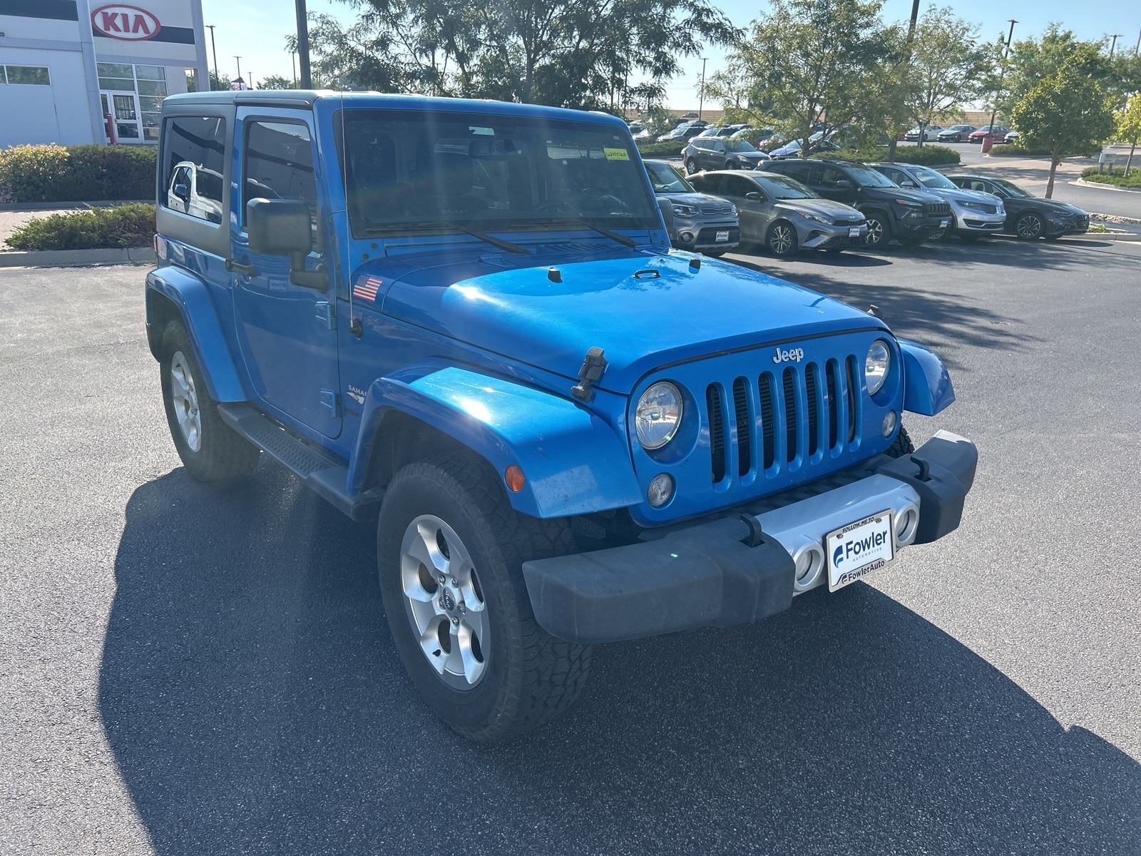 Used 2015 Jeep Wrangler Sahara with VIN 1C4AJWBG5FL553541 for sale in Norman, OK