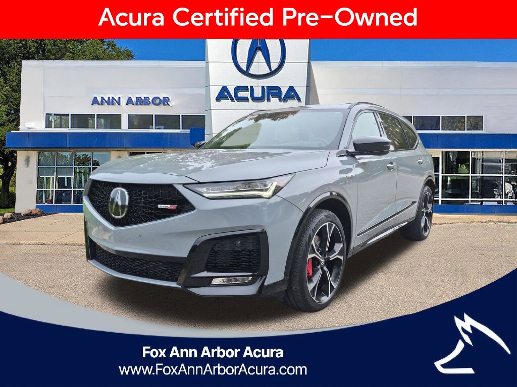 Gray (Modern Steel Metallic) 2025 Acura MDX SUV / Crossover All-Wheel Drive Automatic