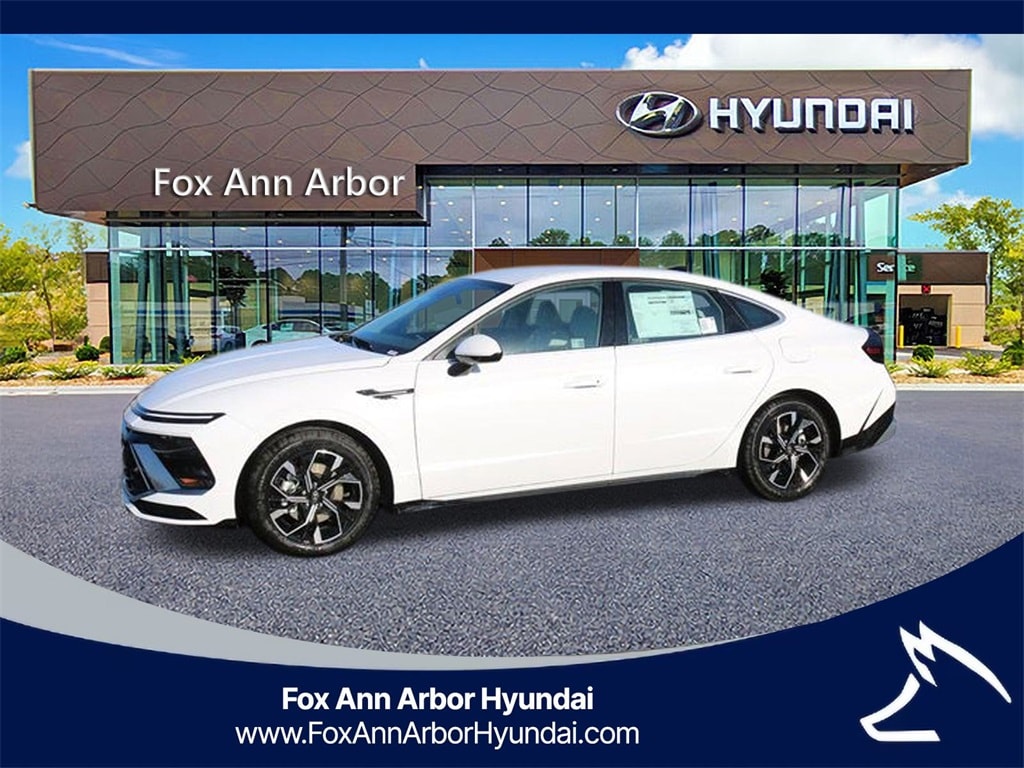 Used 2025 Hyundai Sonata SEL with VIN KMHL64JA0SA434499 for sale in Ann Arbor, MI