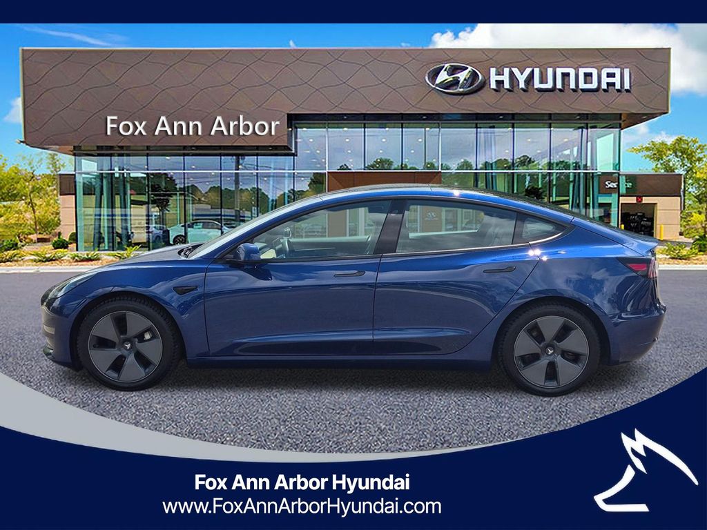 Used 2021 Tesla Model 3 Base with VIN 5YJ3E1EB3MF984072 for sale in Ann Arbor, MI