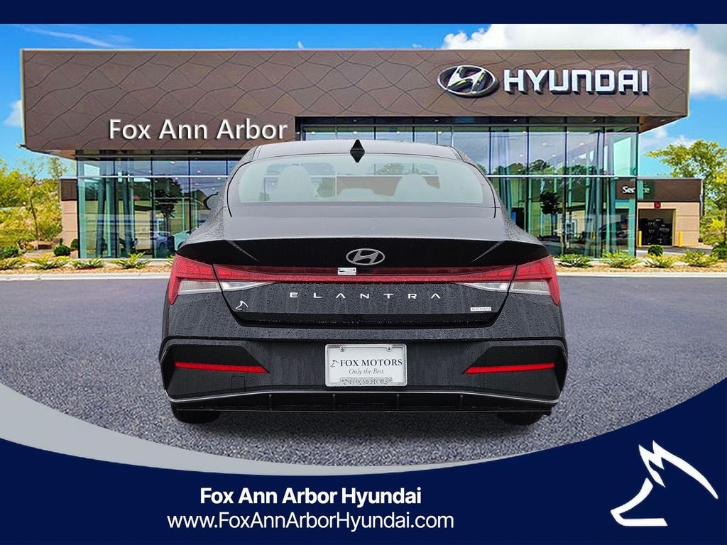 Used 2026 Hyundai Elantra Hybrid Blue Sedan
