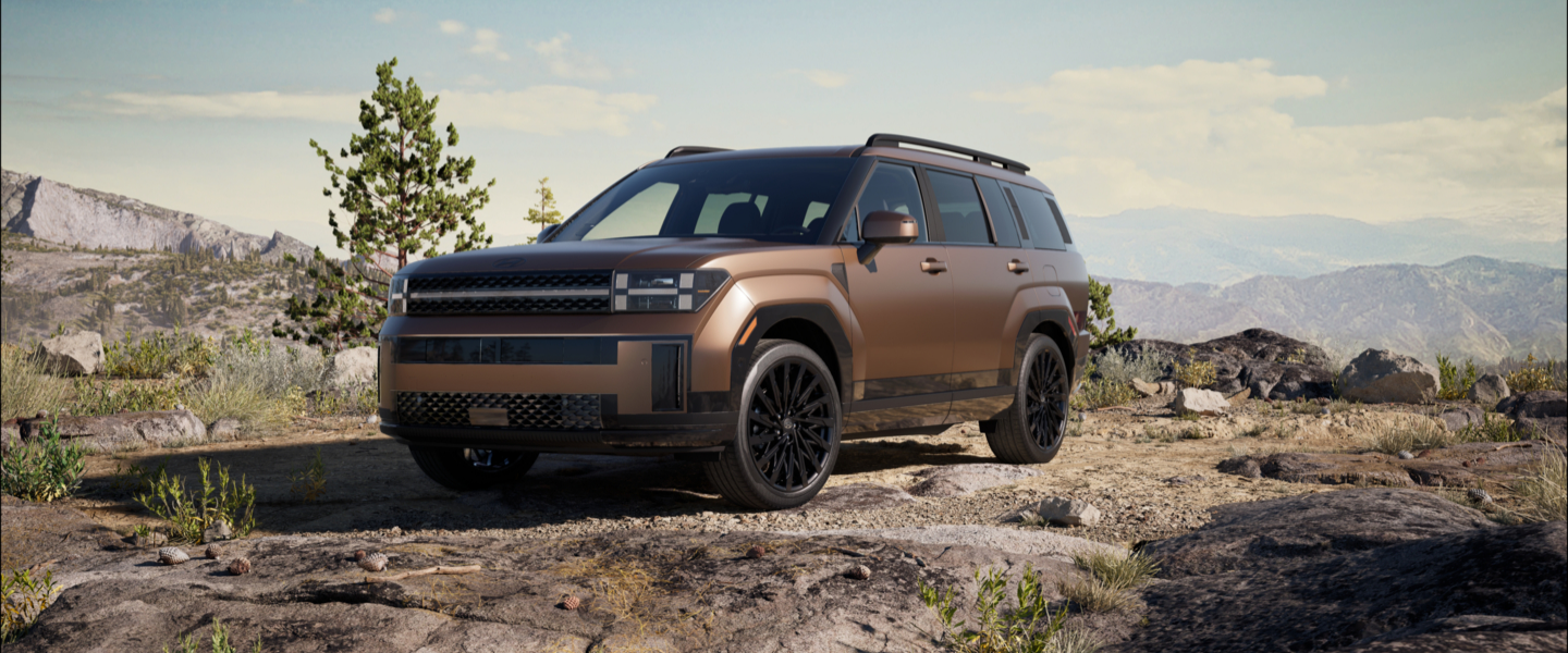 2026 Hyundai Santa Fe standing on road