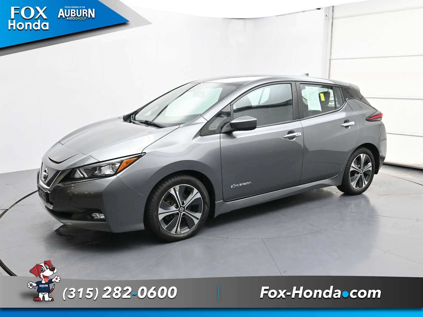 Used 2018 Nissan LEAF SV with VIN 1N4AZ1CPXJC315189 for sale in Auburn, NY