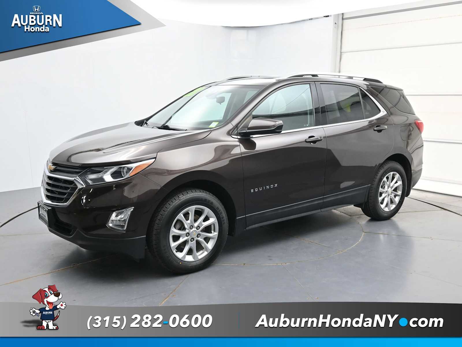 Used 2020 Chevrolet Equinox LT with VIN 2GNAXUEV1L6188493 for sale in Auburn, NY