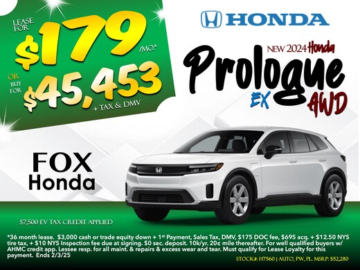 Honda Dealership and Service Center In Auburn NY | Fox Honda