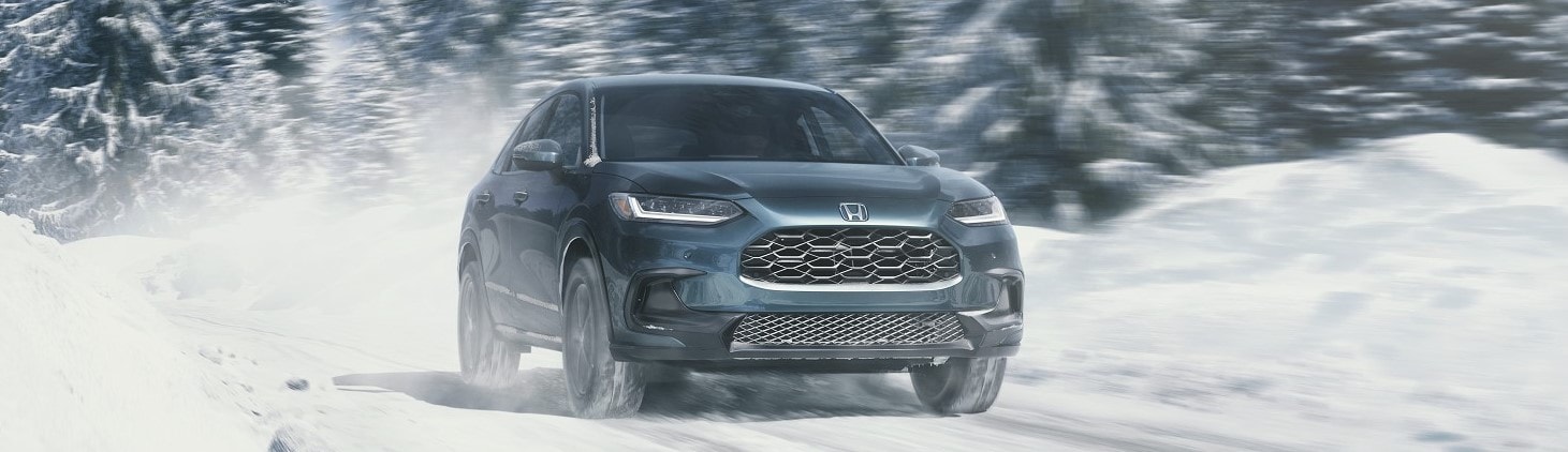 New Honda HR-V in the Snow