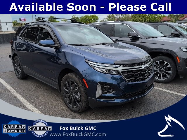 Certified 2022 Chevrolet Equinox RS with VIN 3GNAXWEV7NS121770 for sale in Farmington, MI