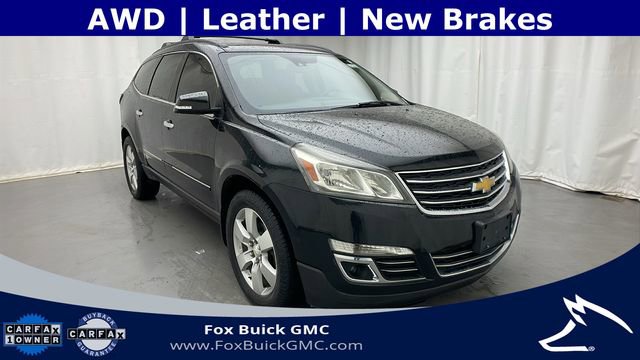 Used 2015 Chevrolet Traverse LTZ with VIN 1GNKVJKD2FJ147155 for sale in Farmington, MI