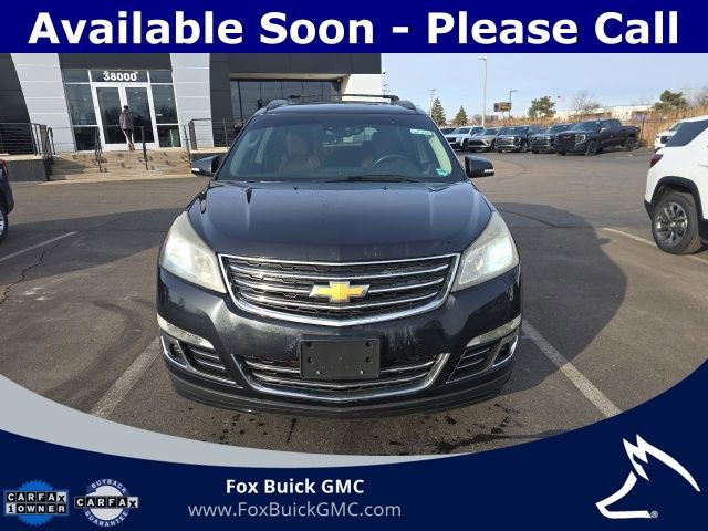 Used 2015 Chevrolet Traverse LTZ with VIN 1GNKVJKD2FJ147155 for sale in Farmington, MI