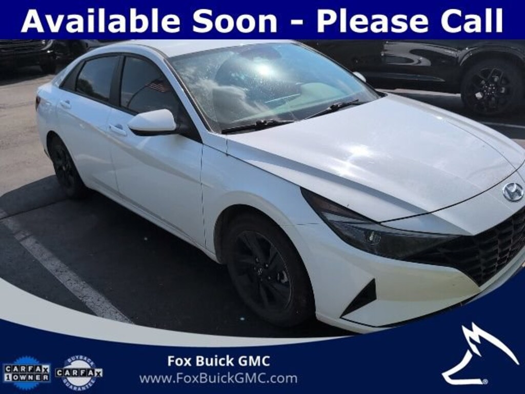 Used 2022 Hyundai Elantra Hybrid Blue Sedan