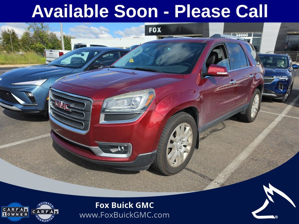 Used 2015 GMC Acadia SLT1 with VIN 1GKKVRKD4FJ303286 for sale in Farmington, MI