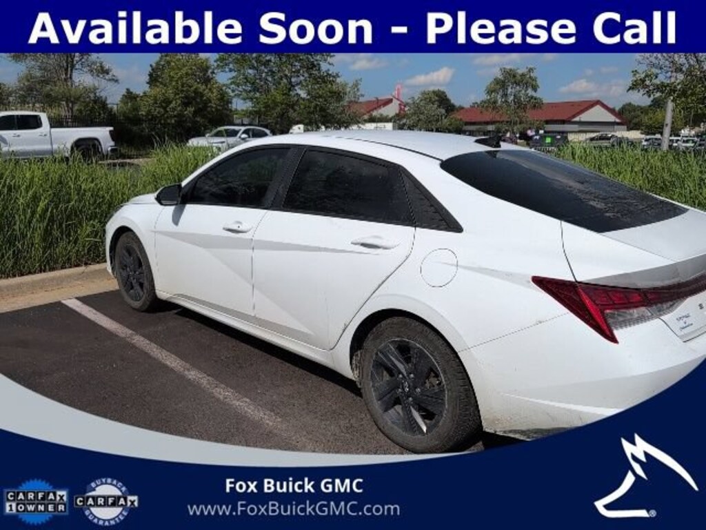 Used 2022 Hyundai Elantra Hybrid Blue Sedan