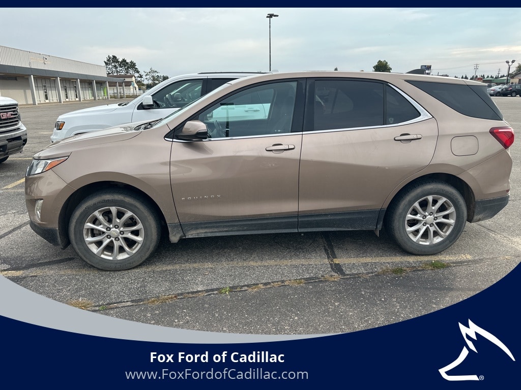 Used 2018 Chevrolet Equinox LT with VIN 3GNAXSEV6JL350616 for sale in Cadillac, MI