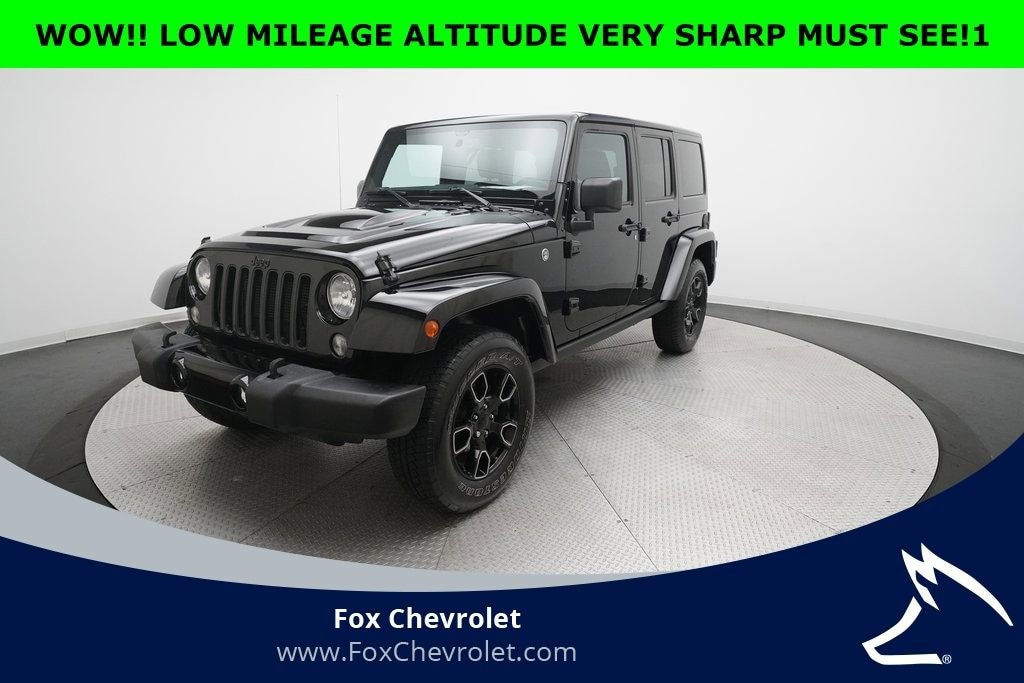 Used 2018 Jeep Wrangler JK Unlimited Altitude