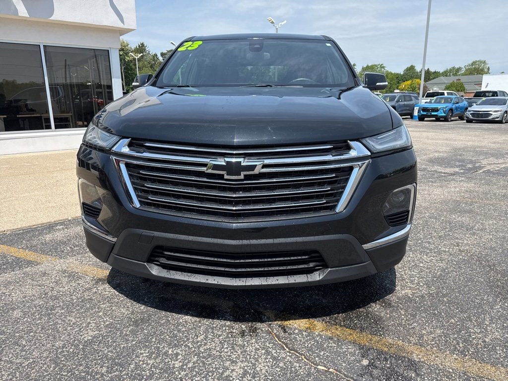 Certified 2023 Chevrolet Traverse 3LT with VIN 1GNEVHKW8PJ185000 for sale in Caledonia, MI