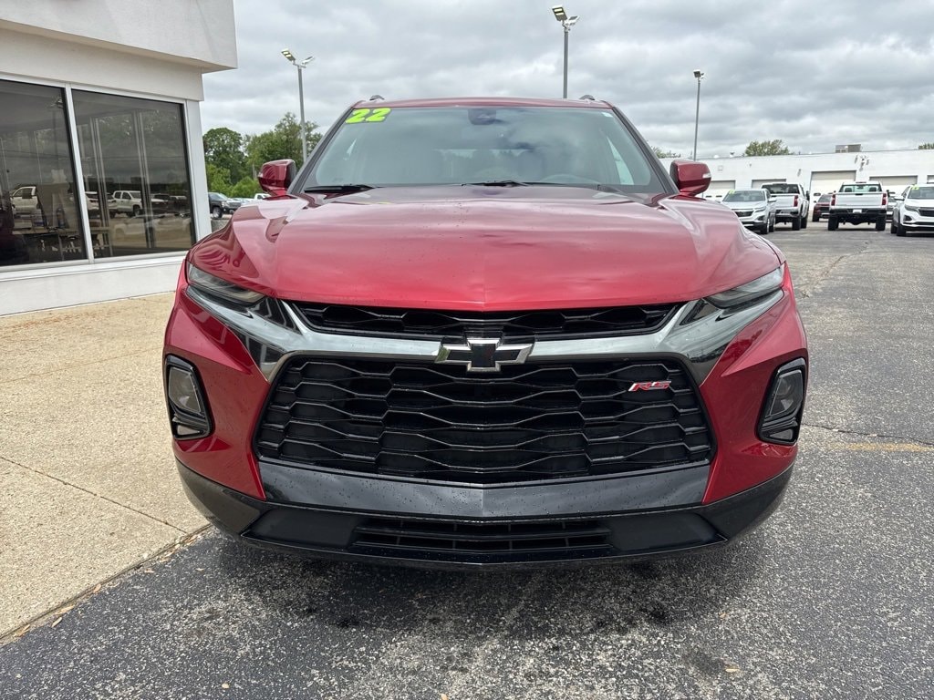 Certified 2022 Chevrolet Blazer RS with VIN 3GNKBKRS5NS166508 for sale in Caledonia, MI