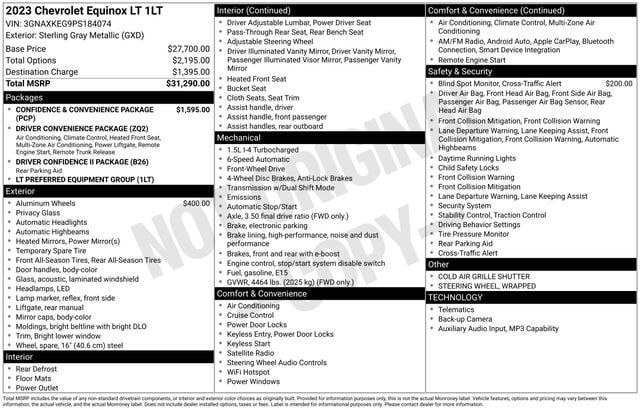 2023 Chevrolet Equinox LT - Photo 37