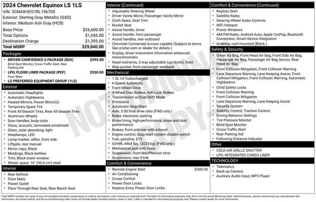 2024 Chevrolet Equinox LS - Photo 34
