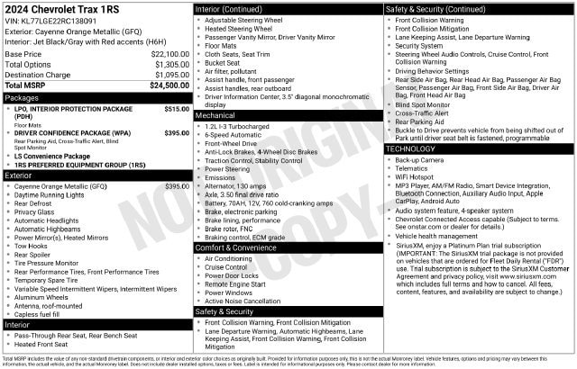 2024 Chevrolet Trax RS - Photo 32