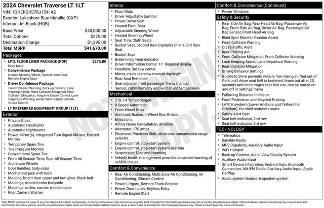 2024 Chevrolet Traverse 1LT - Photo 38